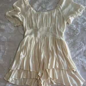 ruffle romper-dress